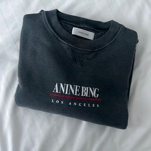 Anine Bing Crew Neck Sweatshirt size Small
